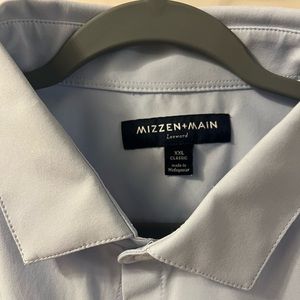 Mizzen+Main Leeward Blue Dress Shirt XXL Gently worn. Well cared for.